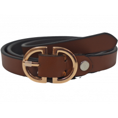 Women belt in Full Grain Leather - Ladies Leather Belt in TAN Color- LB1TAN 20mm