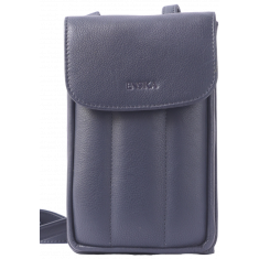 Cow Leather Phone Bag -Top Grain Leather -OXHIDE SDB4 Blue