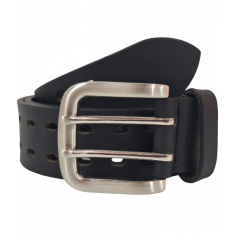 Black Casual Leather Belt Men - Full Grain Leather Belt - Leather Belt Men For Jean - Black Leather Belt  - Wide Leather Belt 38mm- BLC5 Oxhide Black