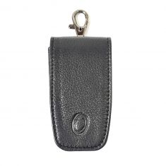 CAR KEYS REAL LEATHER- REAL LEATHER CAR KEYS BLACK- OXHIDE J1004