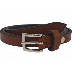 Belt Women 15mm width- Plus Size Women belt in Full Grain Leather - Ladies Leather Belt in Tan Color - Oxhide LB1 15mm