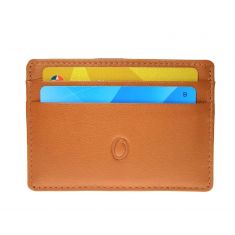 Leather Card Holder - Leather cardholder - Leather Card Case - Leather Card Pouch - Card Sleeve - Oxhide JG4181 Tan