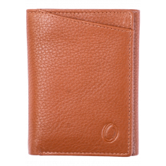 Trifold Wallet Men - Genuine Leather Wallet - Brown Wallet - Compact Wallet - 4199 Oxhide