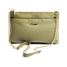 Crossbody Leather Sling Bag for Women - Designer Handbag - Top Grain Leather Bag -New Style Small Leather Handbag - Trendy Sling Bag for Girls - OX03 Green Olivia