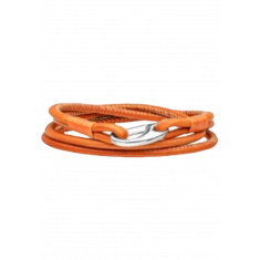 Oxhide Leather 2 layer Bracelet Rust- Oxhide