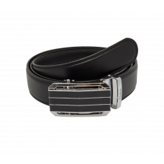 Luxury Black Ratchet Leather Belt for Men