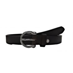 Belt Women 20 mm width- Plus Size Women belt in Full Grain Leather - Ladies Leather Belt in Brown Color - Oxhide LB2 20mm