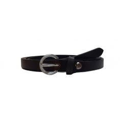 Belt Women 15mm width- Plus Size Women belt in Full Grain Leather - Ladies Leather Belt in Brown Color - Oxhide LB2 15mm