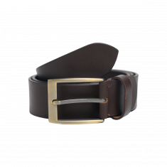 Casual Brown Leather Belt for Men