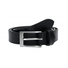 Full Grain Black Casual Leather Belt for Men 