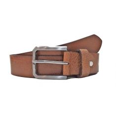 Casual Leather Belt Men - Full Grain Leather Belt - Leather Belt Men For Jean - Tan Leather Belt - BLC22 Oxhide Tan