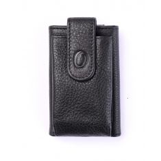 Key Wallet - Leather Car Key Pouch Oxhide SD14 Black