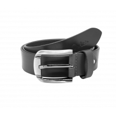 Black Casual Leather Belt for Men