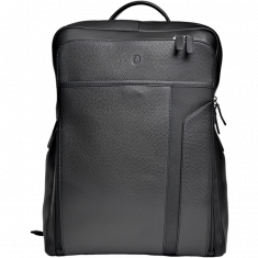 Leather Backpack - Full Grain Leather Backpack -Black Leather Backpack- Leather Laptop Backpack for Men- Backpack Leather Black - Oxhide J0044