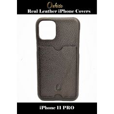 iPhone Leather Case - iPhone Cover made of real leather - iPhone 11 pro Cover with Card Holder - Oxhide
