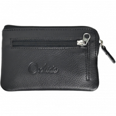 Leather Card Holder - Leather Key Pouch - Leather Coin Pouch - Leather Coin Case - Leather Pouch - Card Sleeve - Multipurpose Pouch - Oxhide 4426 BLACK 