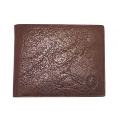 Leather slim Wallet For Men - Minimalist Bifold Wallet - Full Grain Leather Wallet  -Oxhide J0003WZ BRN