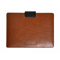 Oxhide Premium Leather Tablet Sleeve -IPAD Mini /IPAD AIR4 /IPAD AIR 12.9 / MACBOOK AIR / MACBOOK PRO / MACBOOK 14 inch- Brown 