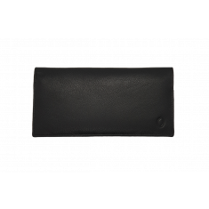 Long Leather Wallet for Men - Genuine Leather Wallet - Black Wallet - Men Long Wallet with Zip - 4424 Oxhide