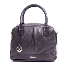 Leather Handbag Top Handles - Branded handbag shoulder bags - Black Leather Handbag - Satchel Handbag - Grain Leather Handbag - Oxhide OX05
