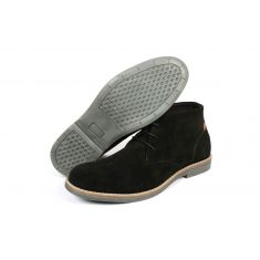 High Black Suede Sneakers SHO-M-OX180128BLK
