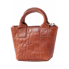 Oxhide Leather Coin Purse , Coin Pouch ,key pouch - SD10 Brown