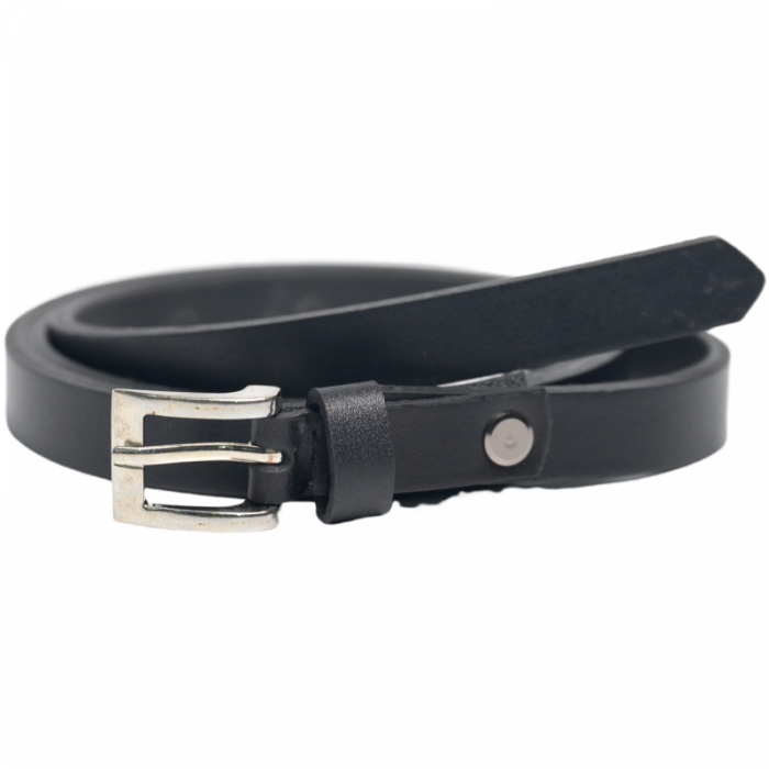 Ladies Leather Belt in Black Plus Size Oxhide Singapore