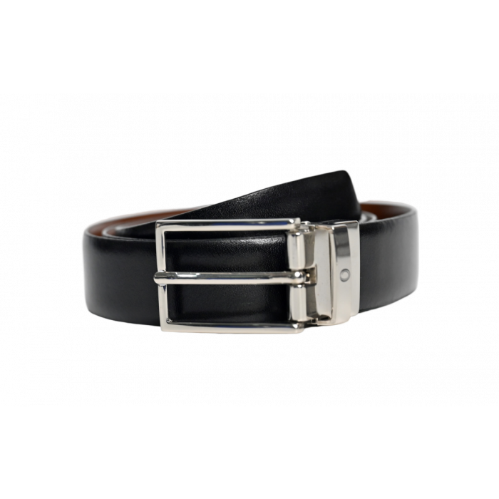 Buy Formal Reversible Leather Belt - Black and Brown