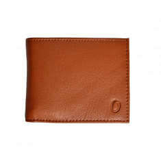 Wallet Men Brown with coin pouch - Bifold Lucky Wallet- Full Grain Leather Wallet with NO HOLE- Brown Wallet - 3704CP Oxhide