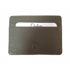 Leather Card Holder - Leather cardholder - Leather Card Case - Leather Card Pouch - Card Sleeve - Oxhide 4181 Green