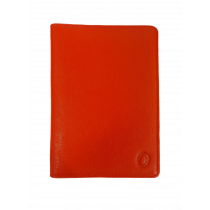 Passport Wallet Leather - Leather Passport Holder - Passport Cover Leather- Oxhide 4297 RED