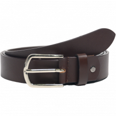 Casual Leather Belt Men - Full Grain Leather Belt - Leather Belt Men For Jean - Brown Leather Belt - BLC22 Oxhide Brown 