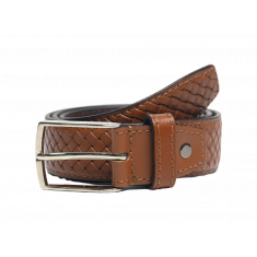 Leather Belt Men - Top Grain Leather Belt - Formal Belt Men - Business Belt in Brown Leather - Oxhide GL2 BROWN