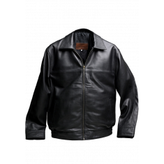 Real Leather Jacket Black- Lamb skin Jacket- Jacket for Men- Oxhide FK08 Black