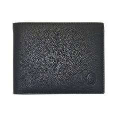Leather slim Wallet For Men - Minimalist Bifold Wallet - Full Grain Leather Wallet  -Oxhide J0003CC BLK