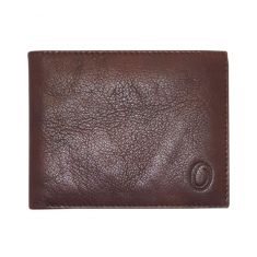 Leather slim Wallet For Men - Minimalist Bifold Wallet - Full Grain Leather Wallet  -Oxhide J0003CC BRN