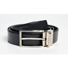 Men Genuine Leather Belt - Reversible Belt - Black belt - Oxhide R11 TEXAS